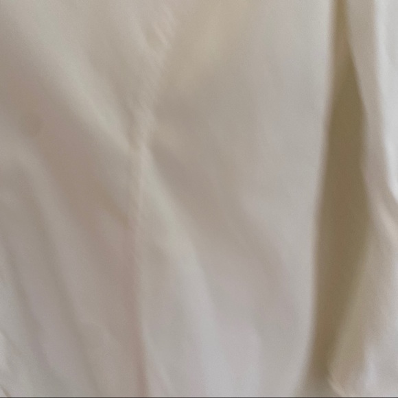 WHBM White Ruffle Lace Button Up Long Sleeve - Picture 6 of 9